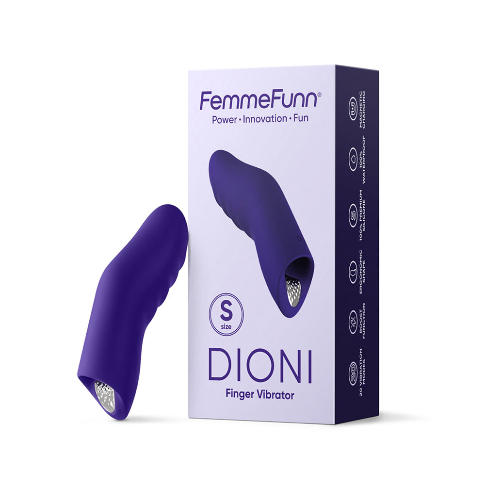 Femme Funn Dioni Wearable Finger Vibe - Small Dark Purple