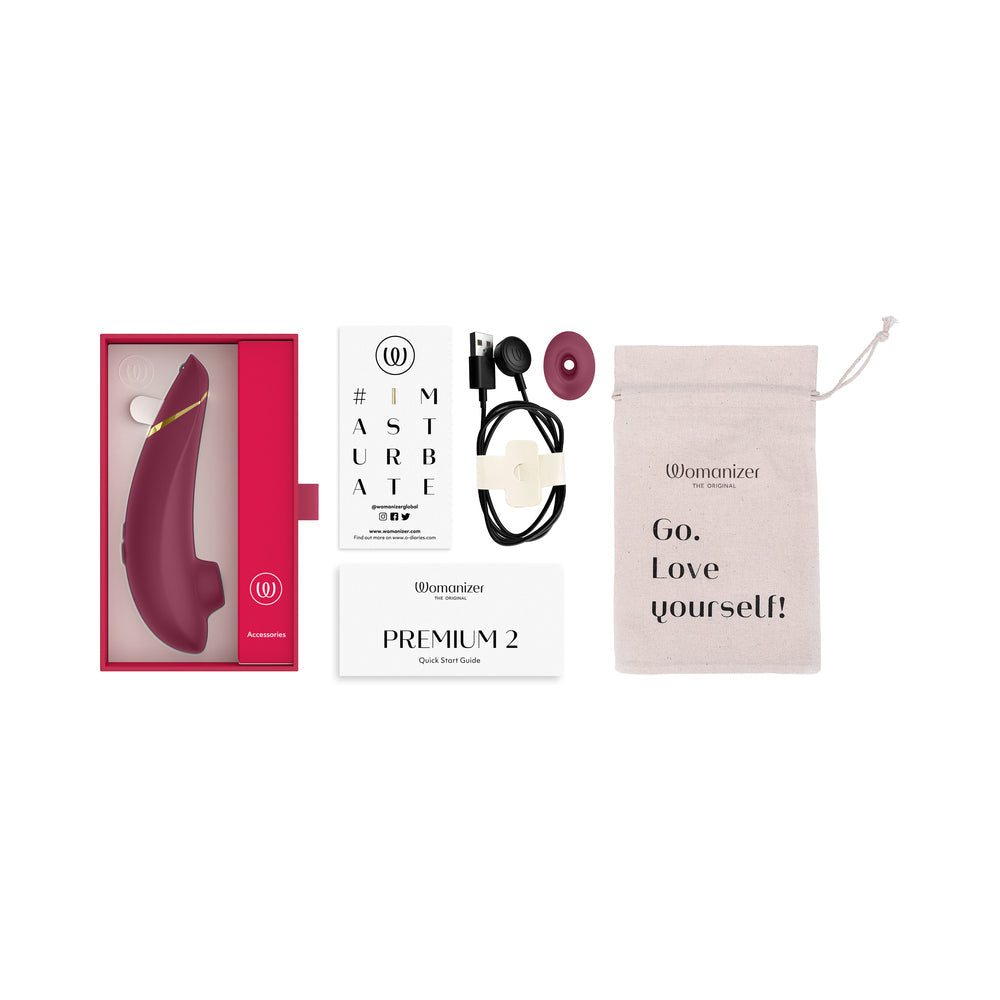 Womanizer Premium 2 - Bordeaux