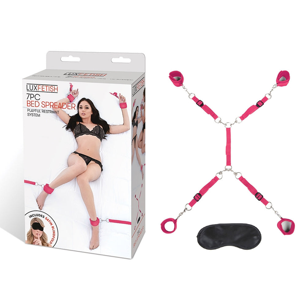 Lux Fetish Bed Spreader - Hot Pink