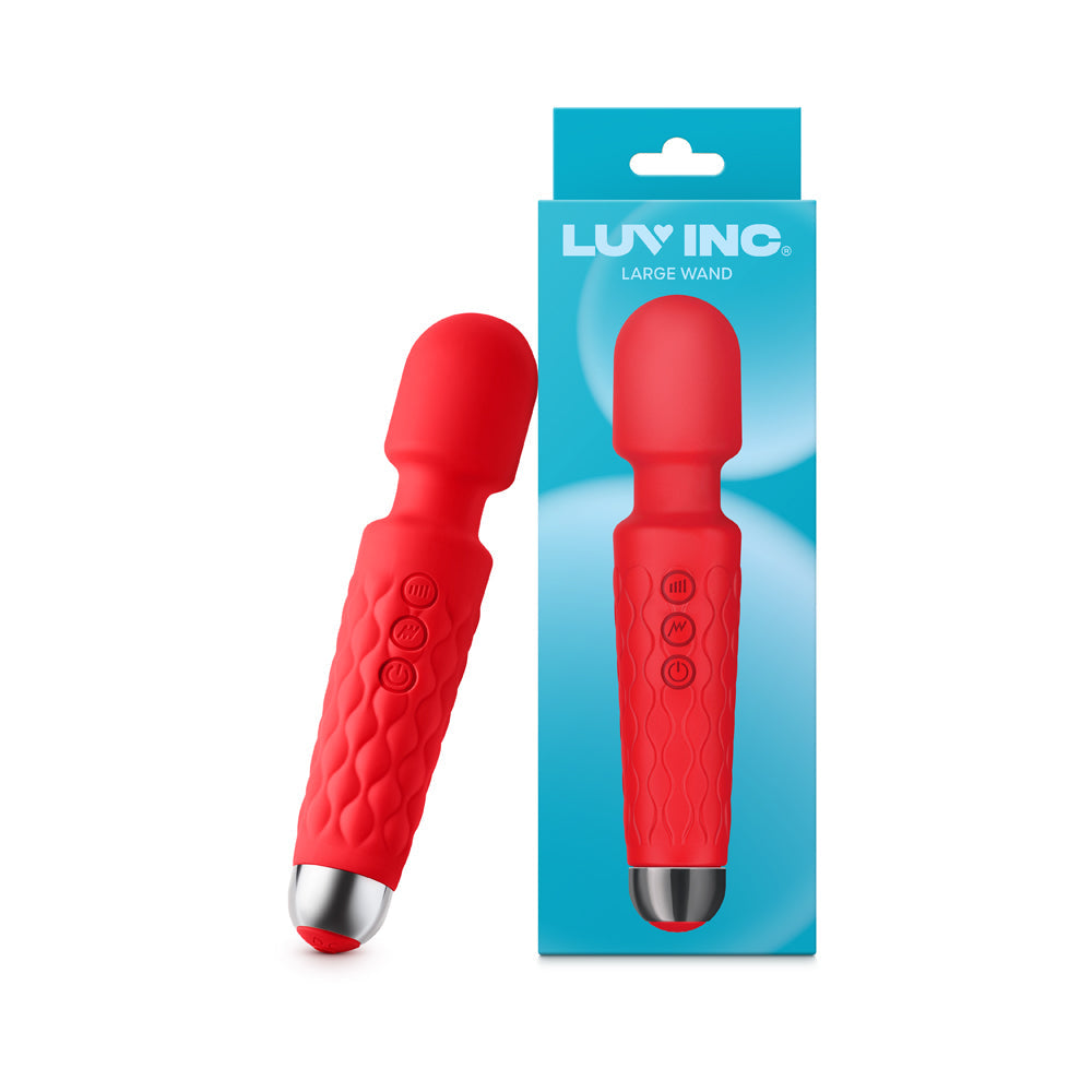 Luv Inc. 8" Large Wand - Red