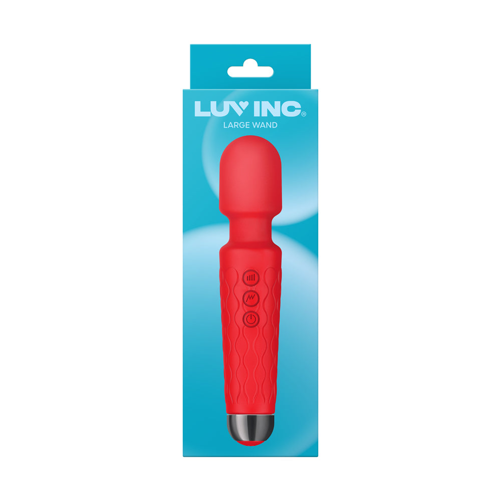 Luv Inc. 8" Large Wand - Red