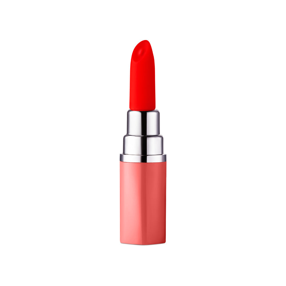 Luv Inc. Lipstick Vibrator w/4 Heads - Coral