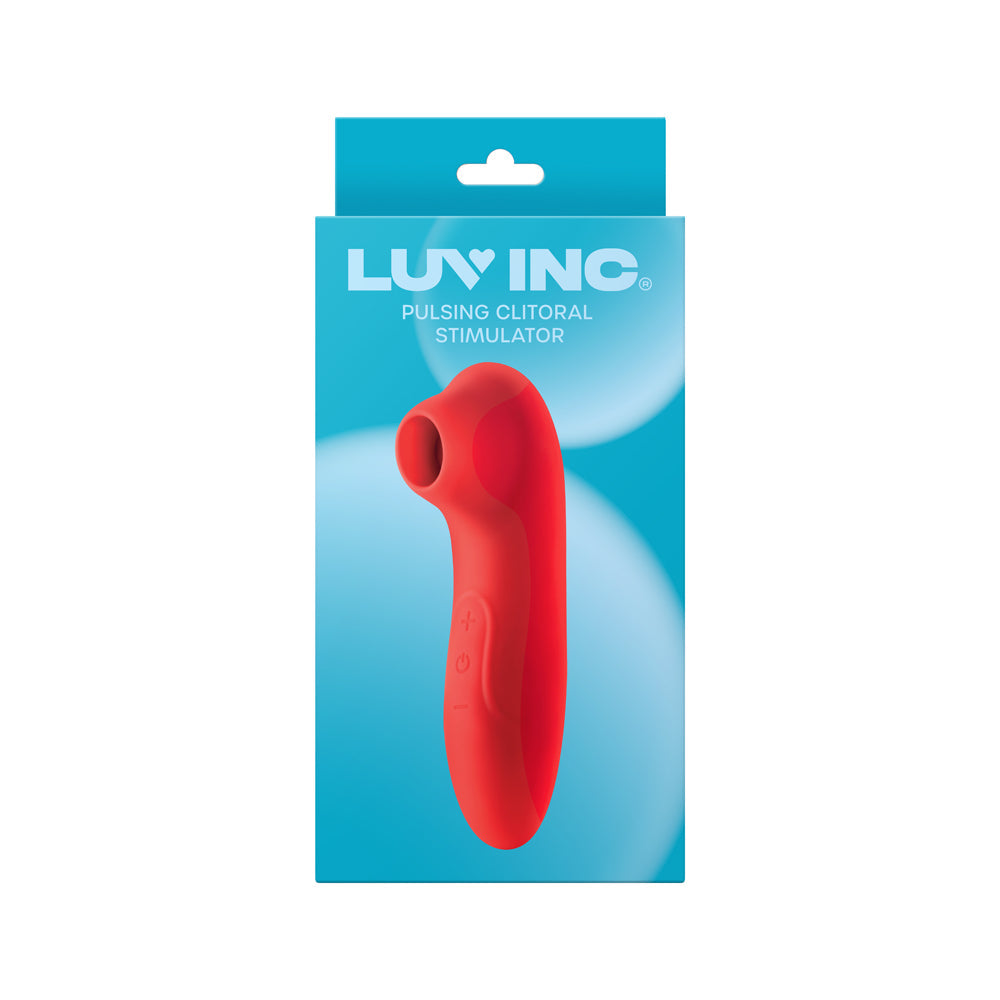 Luv Inc. Pulsing Clitoral Stimulator - Red