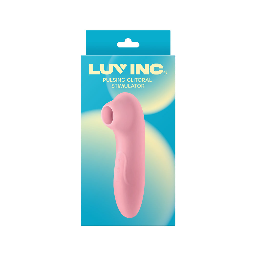Luv Inc. Pulsing Clitoral Stimulator - Light Pink