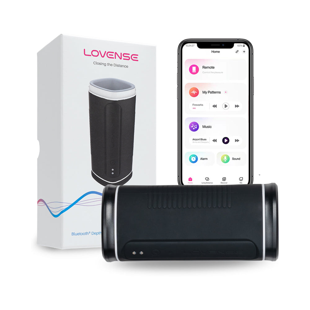 Lovense Calor Compact Heating Masturbator - Black