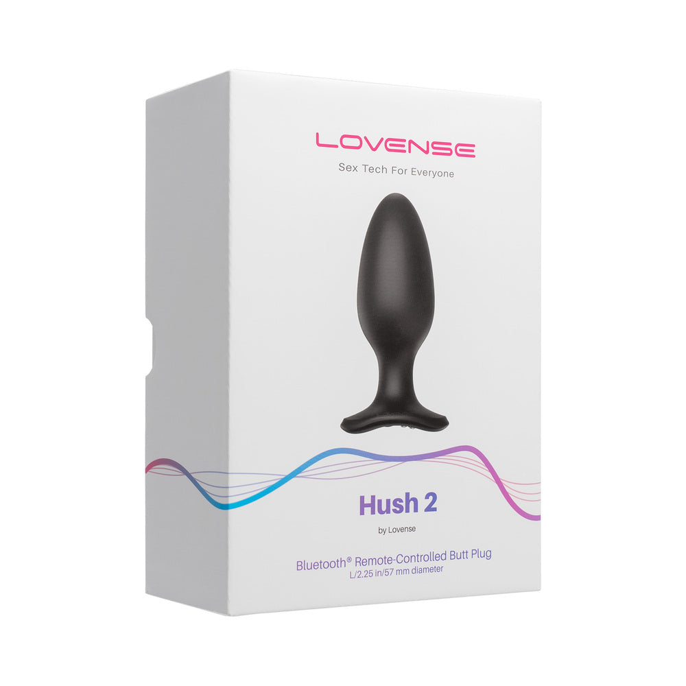 Lovense Hush 2 2.25" Butt Plug - Black