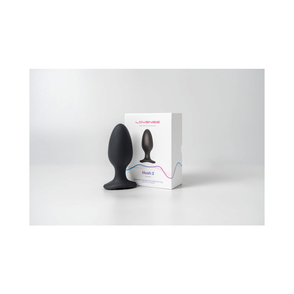Lovense Hush 2 2.25" Butt Plug - Black