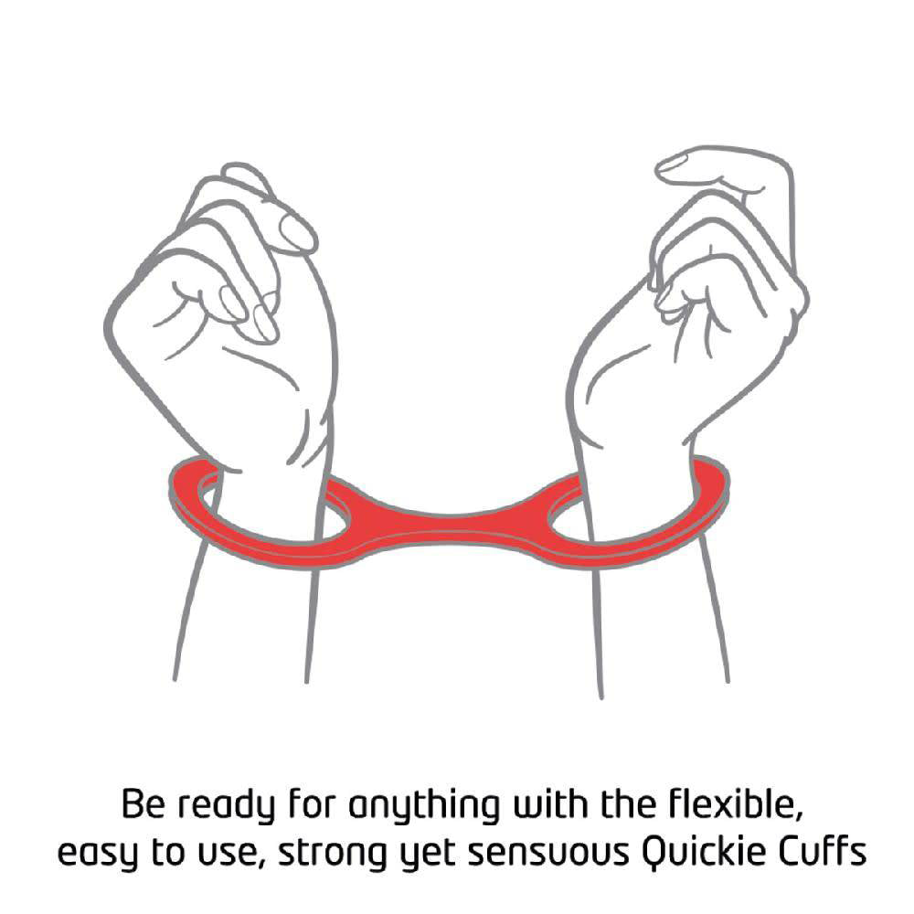Quickie Cuffs Large - Red