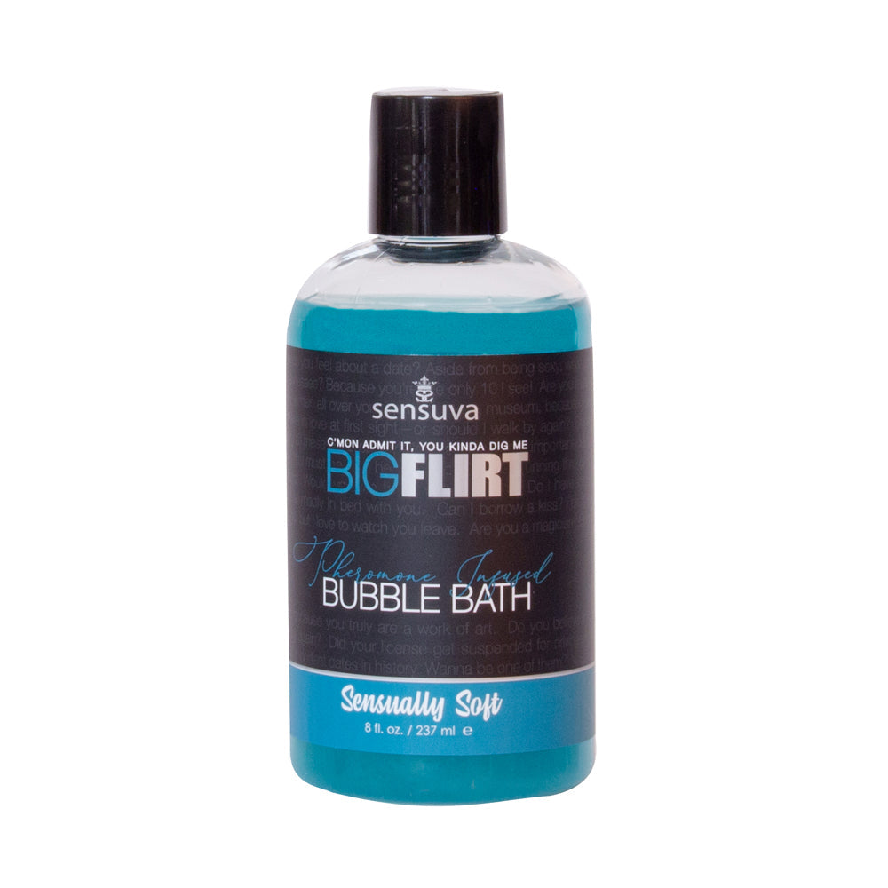 Sensuva Big Flirt Pheromone Bubble Bath - 8 oz Sensually Soft
