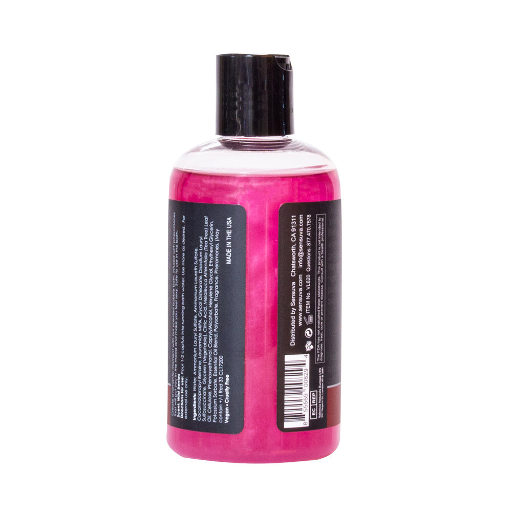 Sensuva Big Flirt Pheromone Bubble Bath-Berry Flirty 8oz
