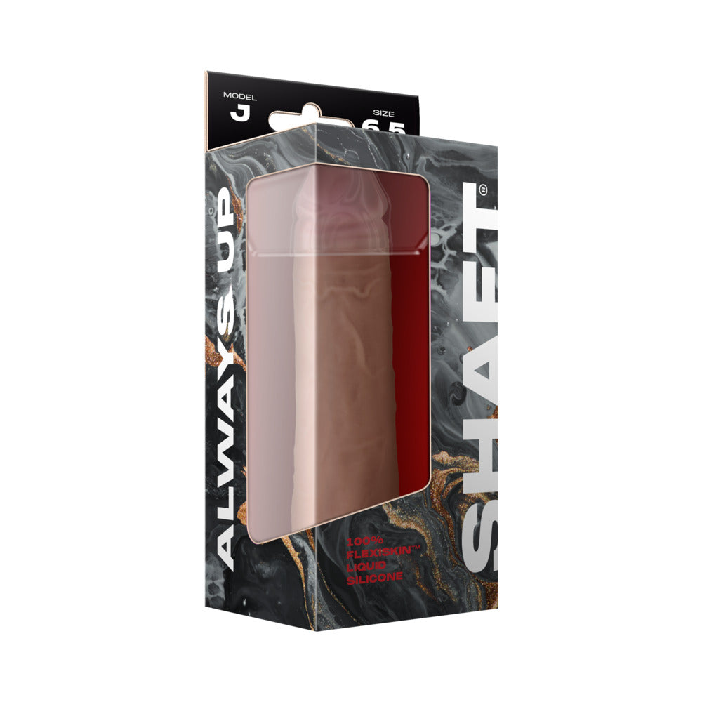 Shaft Model J Flexskin Liquid Silicone 6.5" Dong - Pine