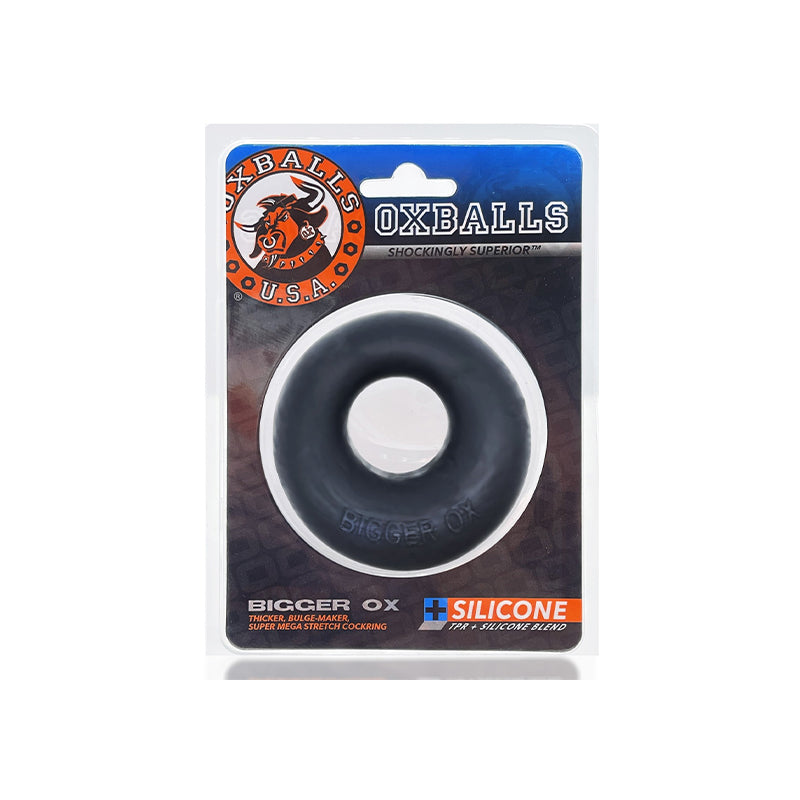 Oxballs Bigger Ox Cockring - Black Ice