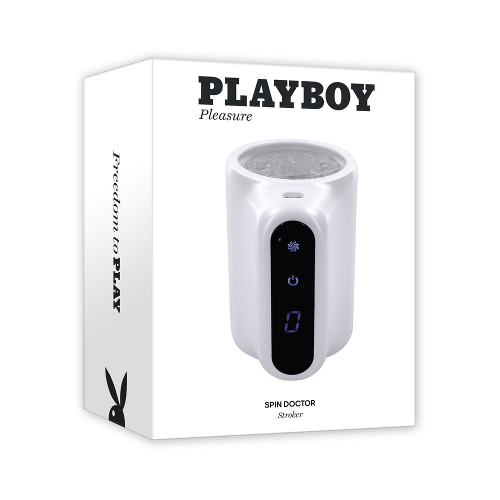Playboy Pleasure Spin Doctor Stroker - Frost