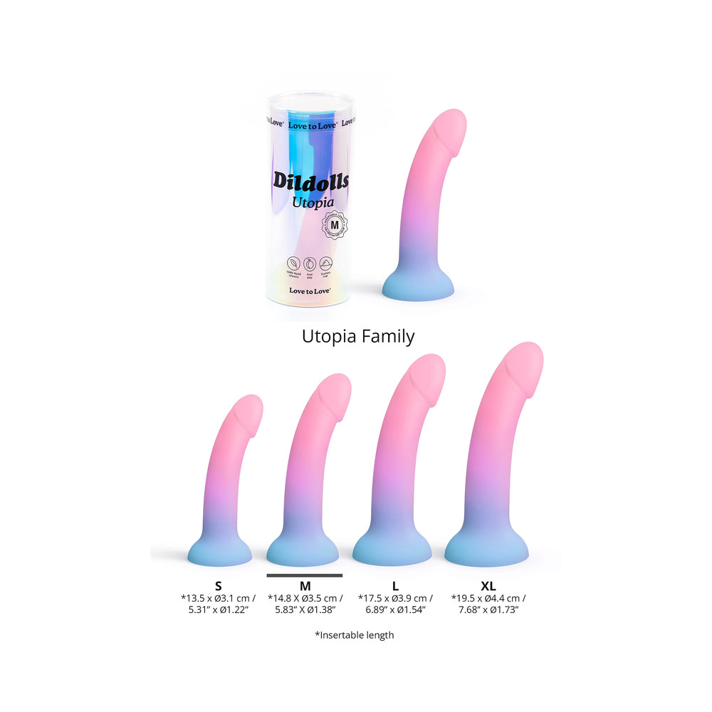 Love To Love Dildolls Silicone Dildo-Utopia MD