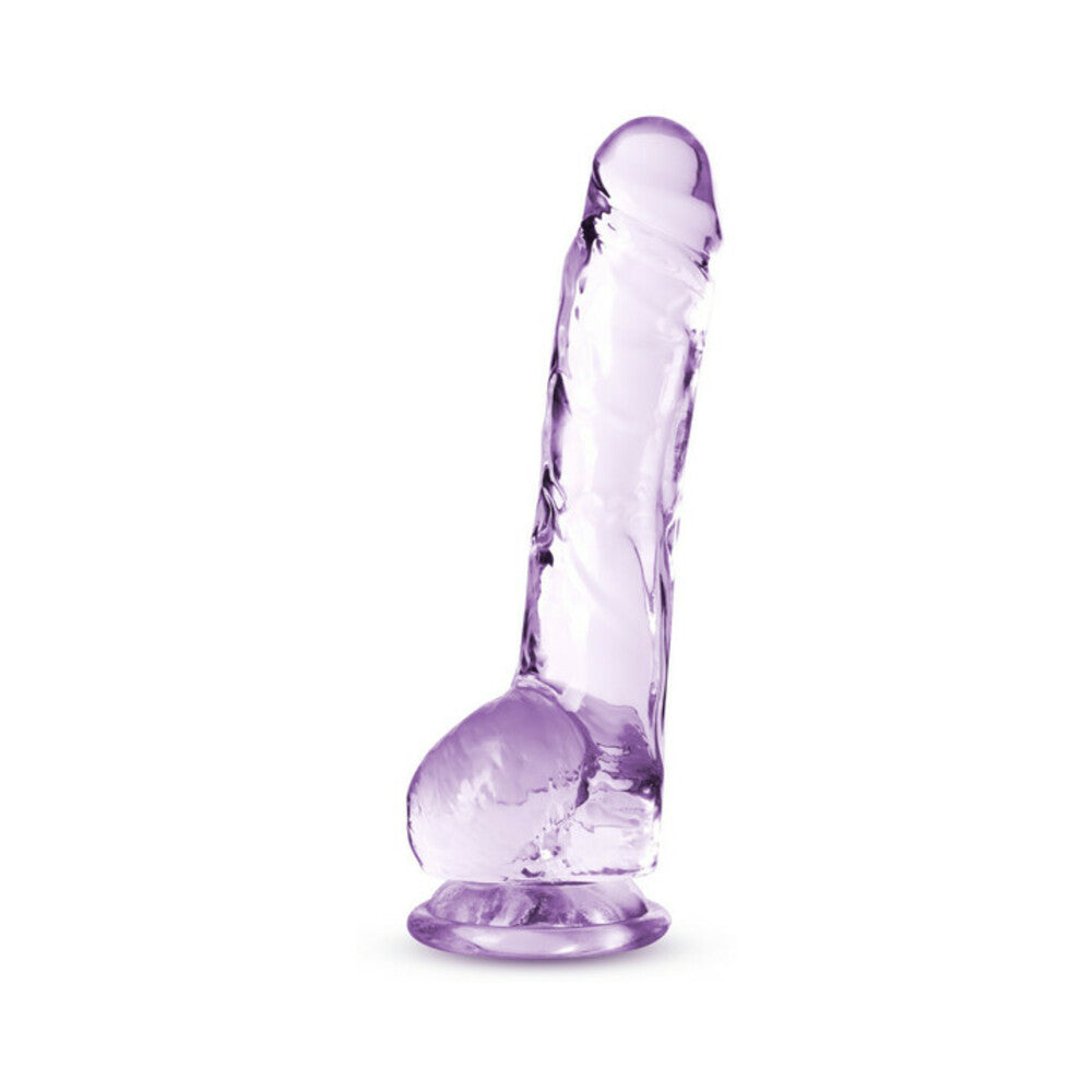 Blush Naturally Yours 8" Crystalline Dildo - Amethyst