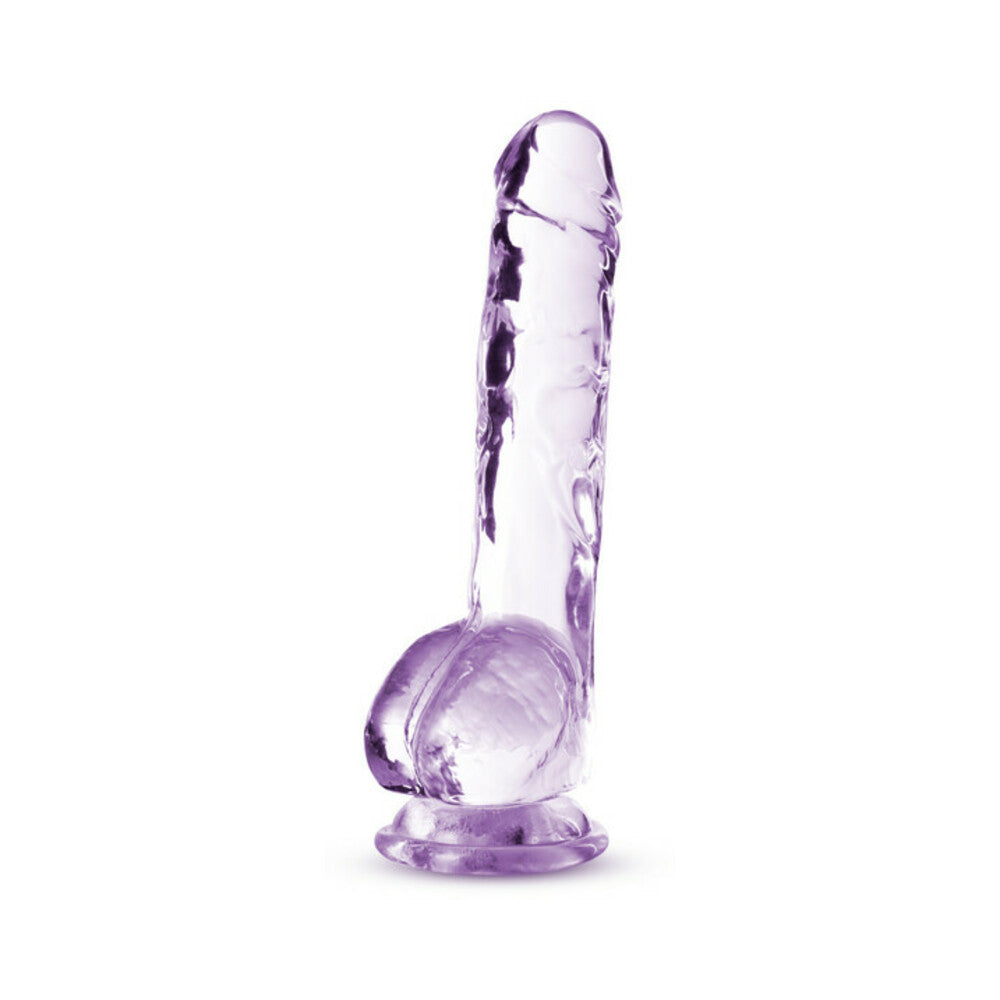 Blush Naturally Yours 8" Crystalline Dildo - Amethyst