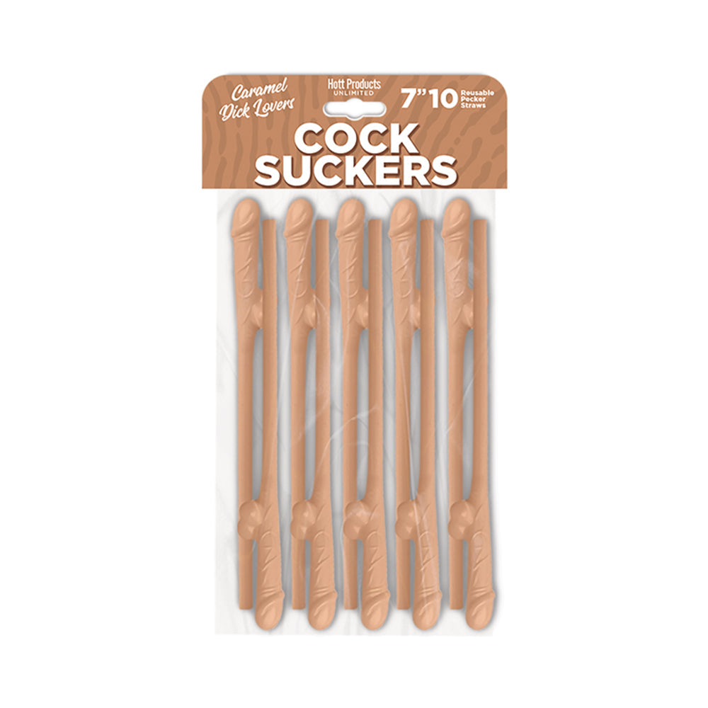 Cock Suckers Pecker Straws-Caramel