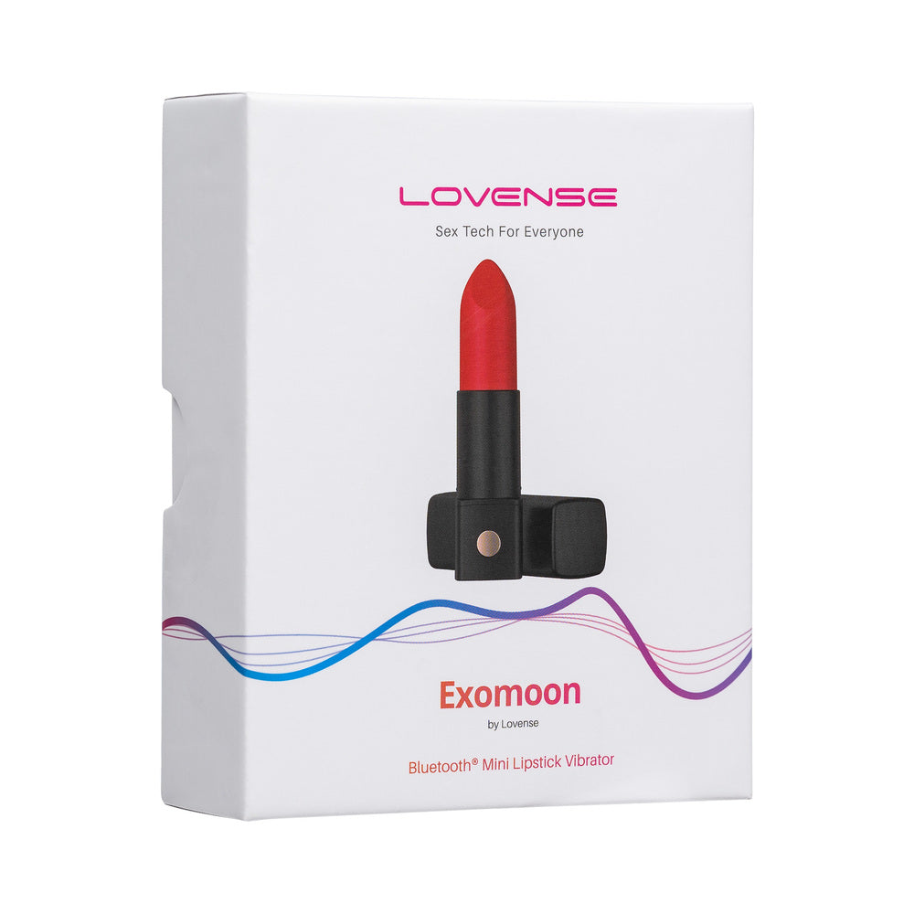 Lovense Exomoon Lipstick Vibe - Red