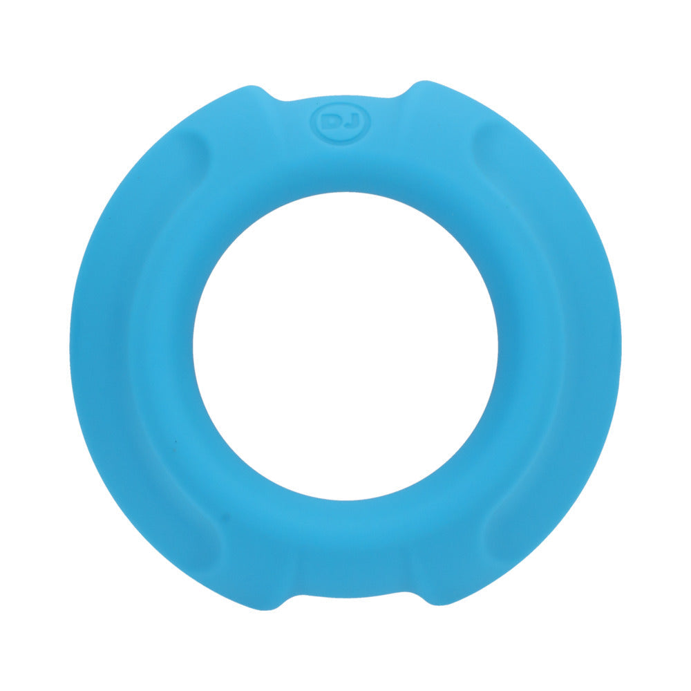 OptiMale FlexiSteel Cock Ring - 35 mm Blue