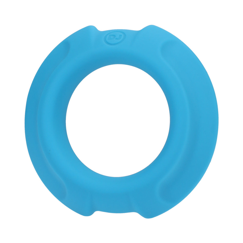 OptiMale FlexiSteel Cock Ring - 35 mm Blue