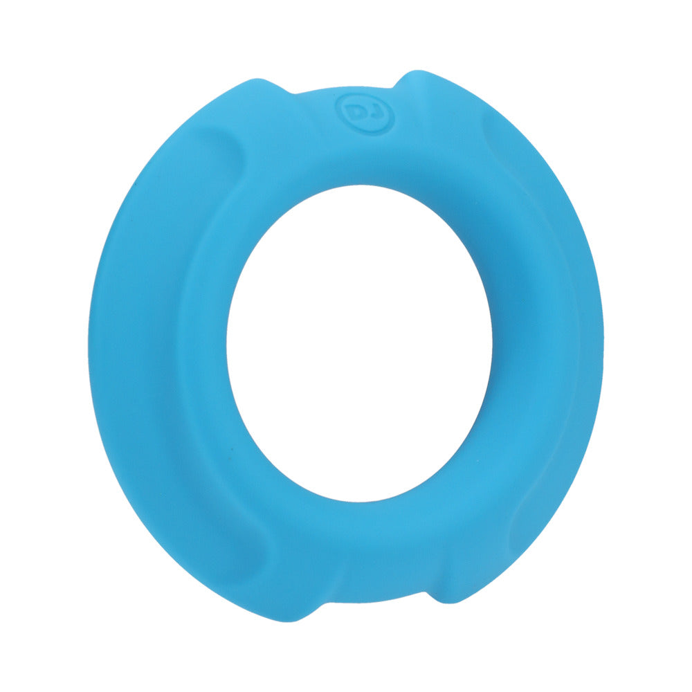 OptiMale FlexiSteel Cock Ring - 35 mm Blue