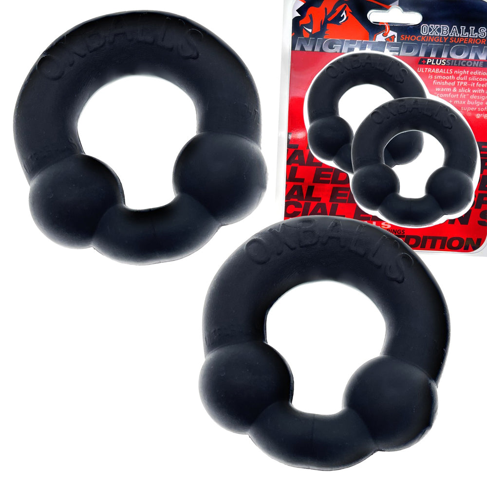 Oxballs Ultraballs Cockring Special Edition - Night Pack of 2