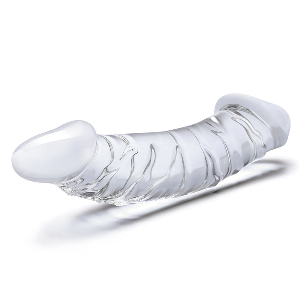 Glas Girthy Realistic Glass Double Dong 10.5"