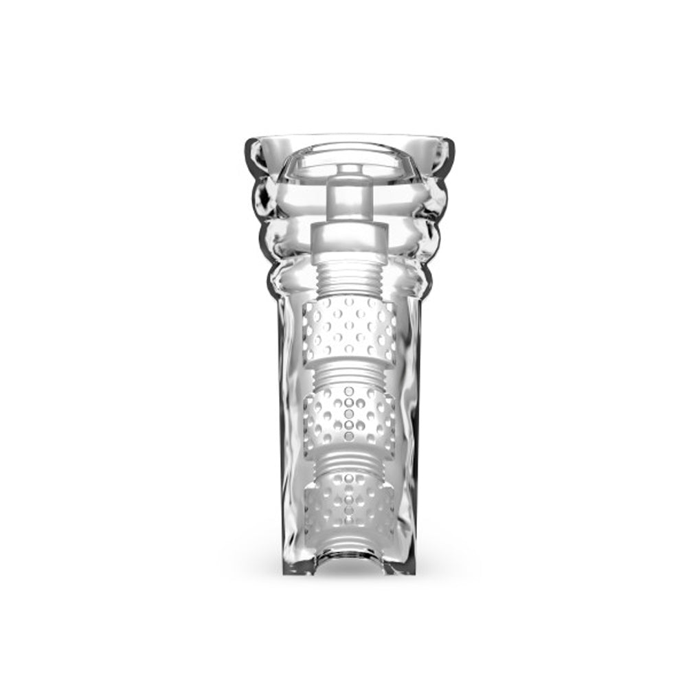 Blush M for Men All Nighter Glowing Textured Stroker - Clear