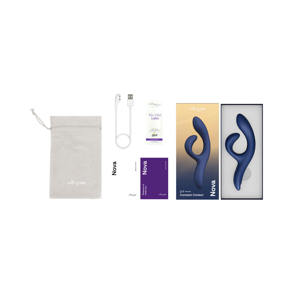 We-Vibe Nova 2 Flexible Rabbit - Midnight Blue