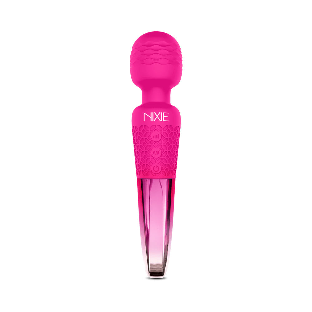 Nixie Rechargeable Wand Massager - Pink Ombre Metallic