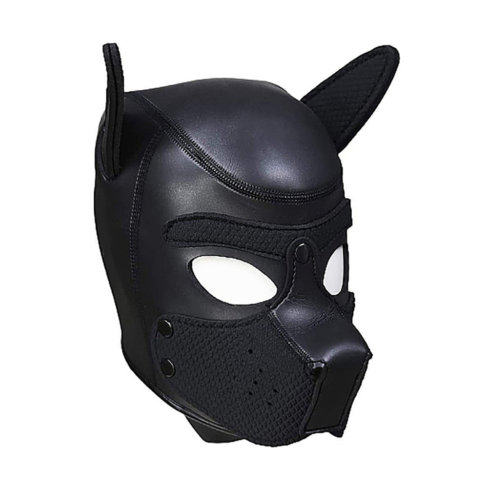 Shots Ouch Puppy Play Puppy Hood - Black