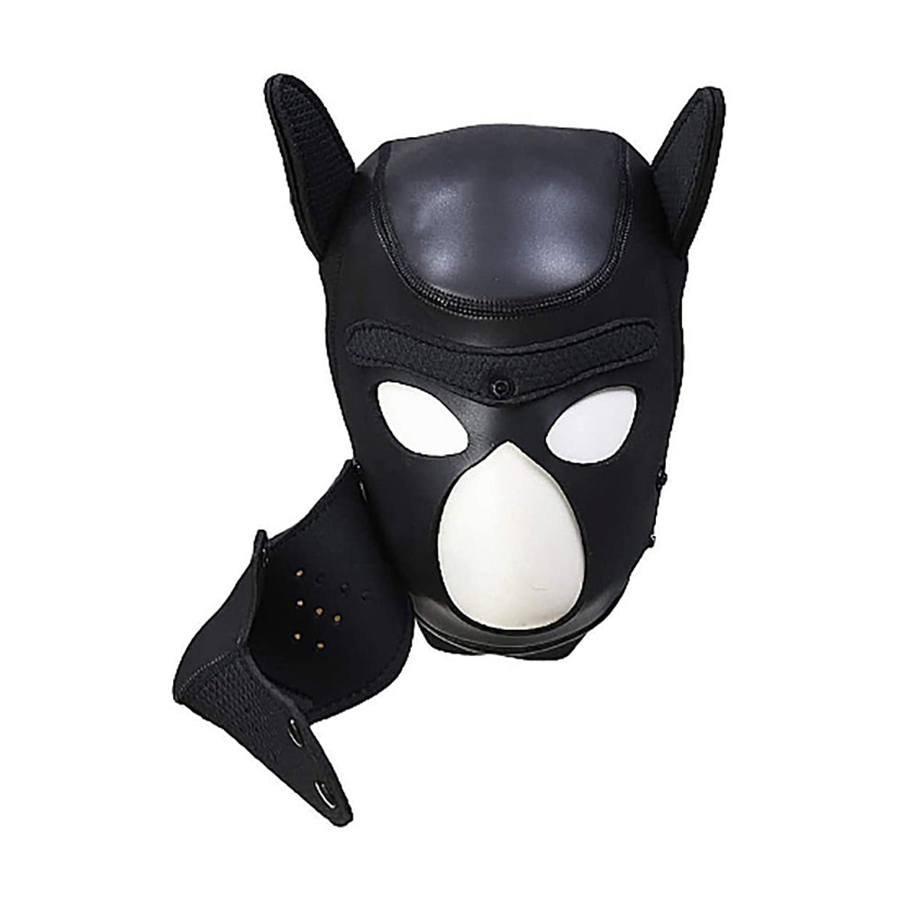 Shots Ouch Puppy Play Puppy Hood - Black