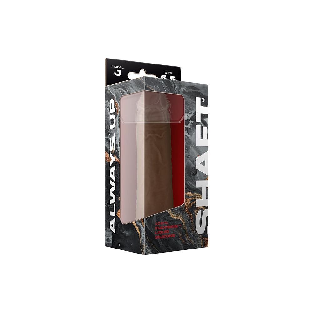 Shaft Model J Liquid Silicone 6.5" Dong - Oak
