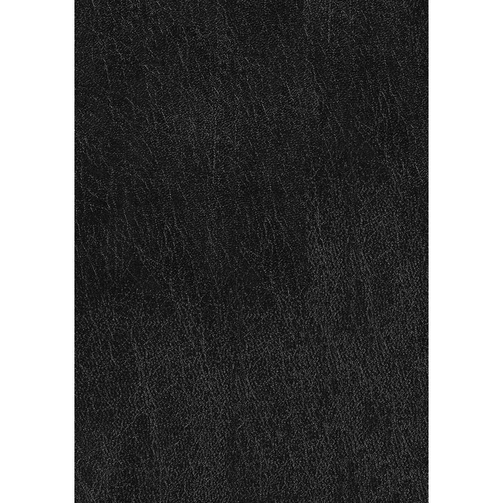 Shots Ouch Black & White Plush Bonded Leather Ankle Cuffs - Black