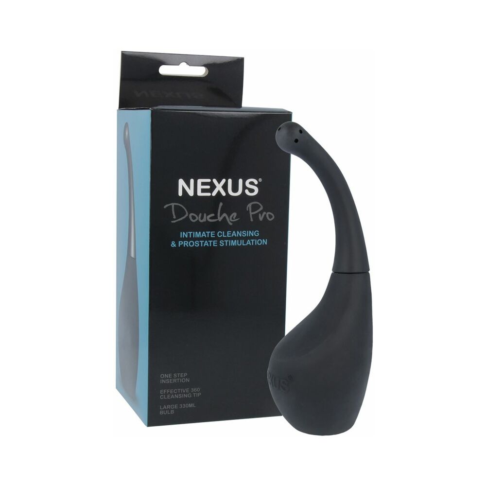 Nexus Anal Douche with Prostate Nozzle-Black