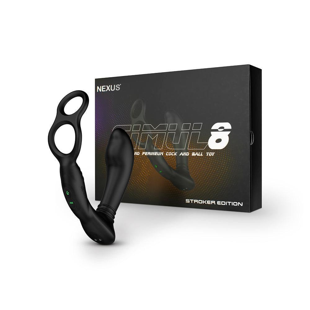 Nexus SIMUL8 Stroker Edition Vibrating Dual Motor Anal