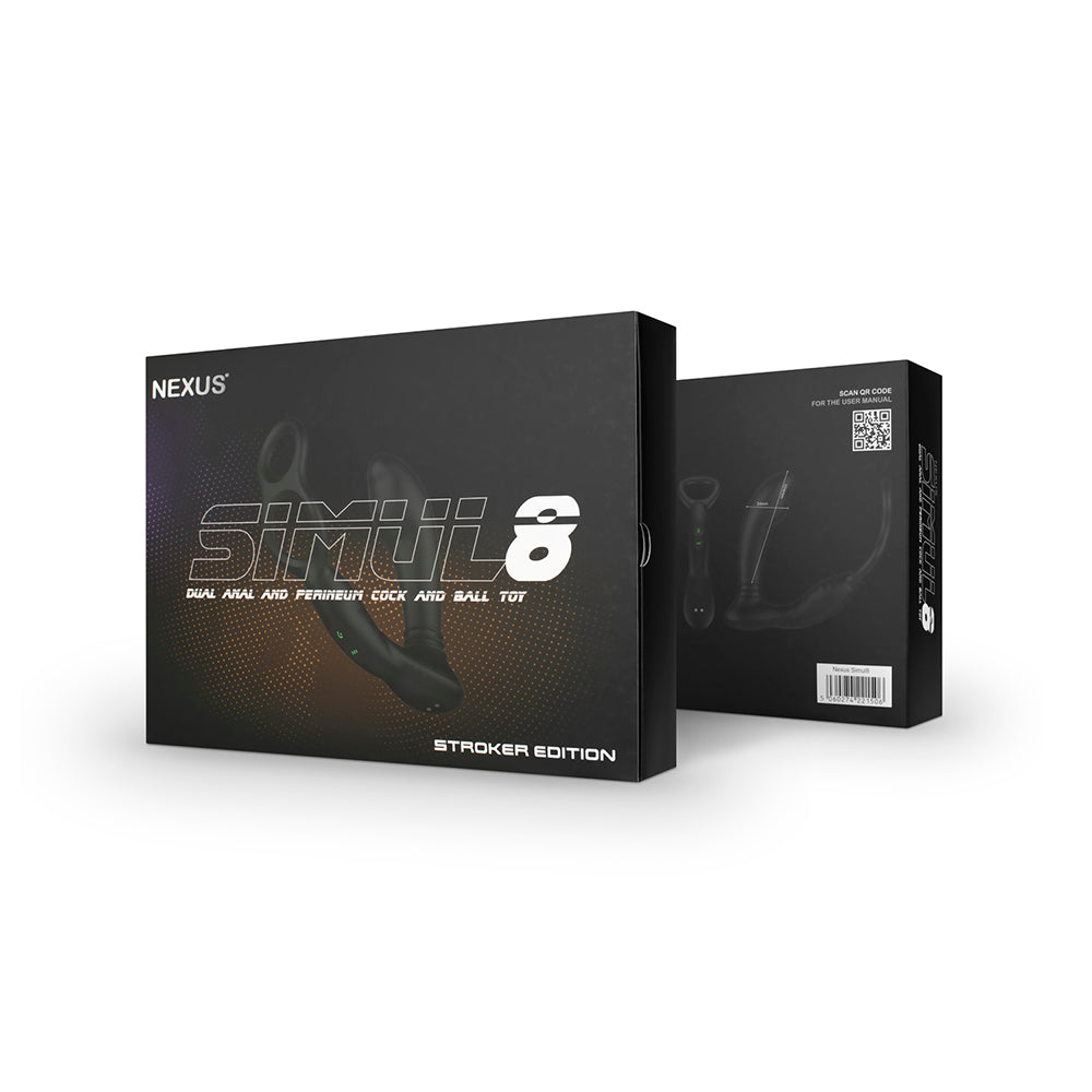 Nexus SIMUL8 Stroker Edition Vibrating Dual Motor Anal
