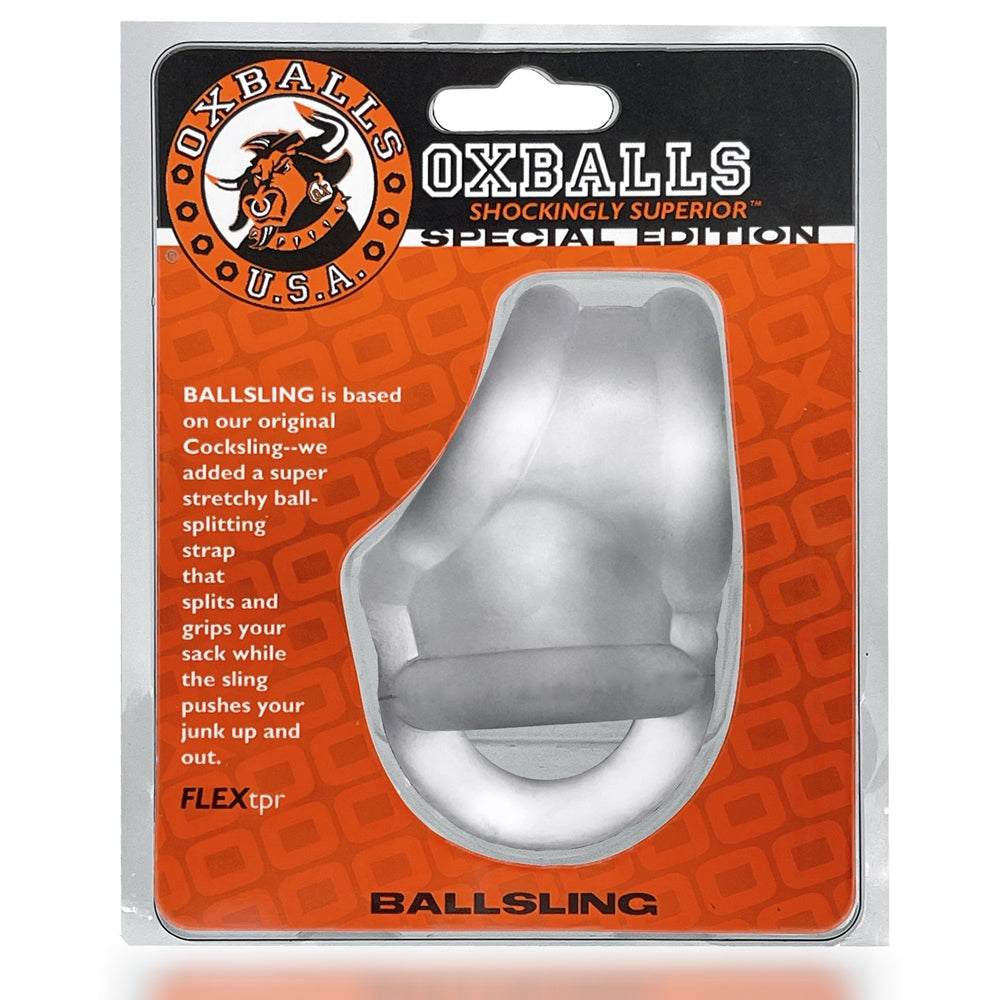 Oxballs Ballsling Ball Split Sling - Clear Ice