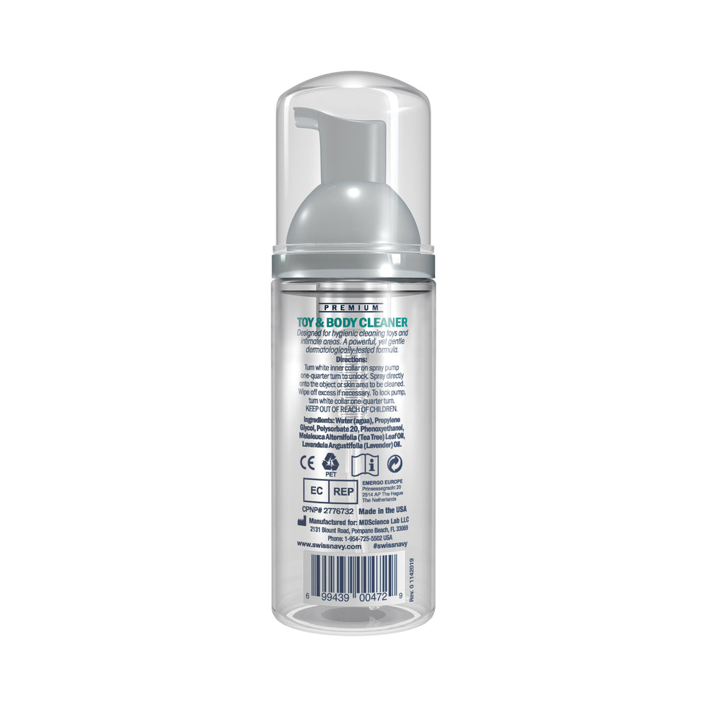 Swiss Navy Toy & Body Foaming Cleaner - 1.6 oz