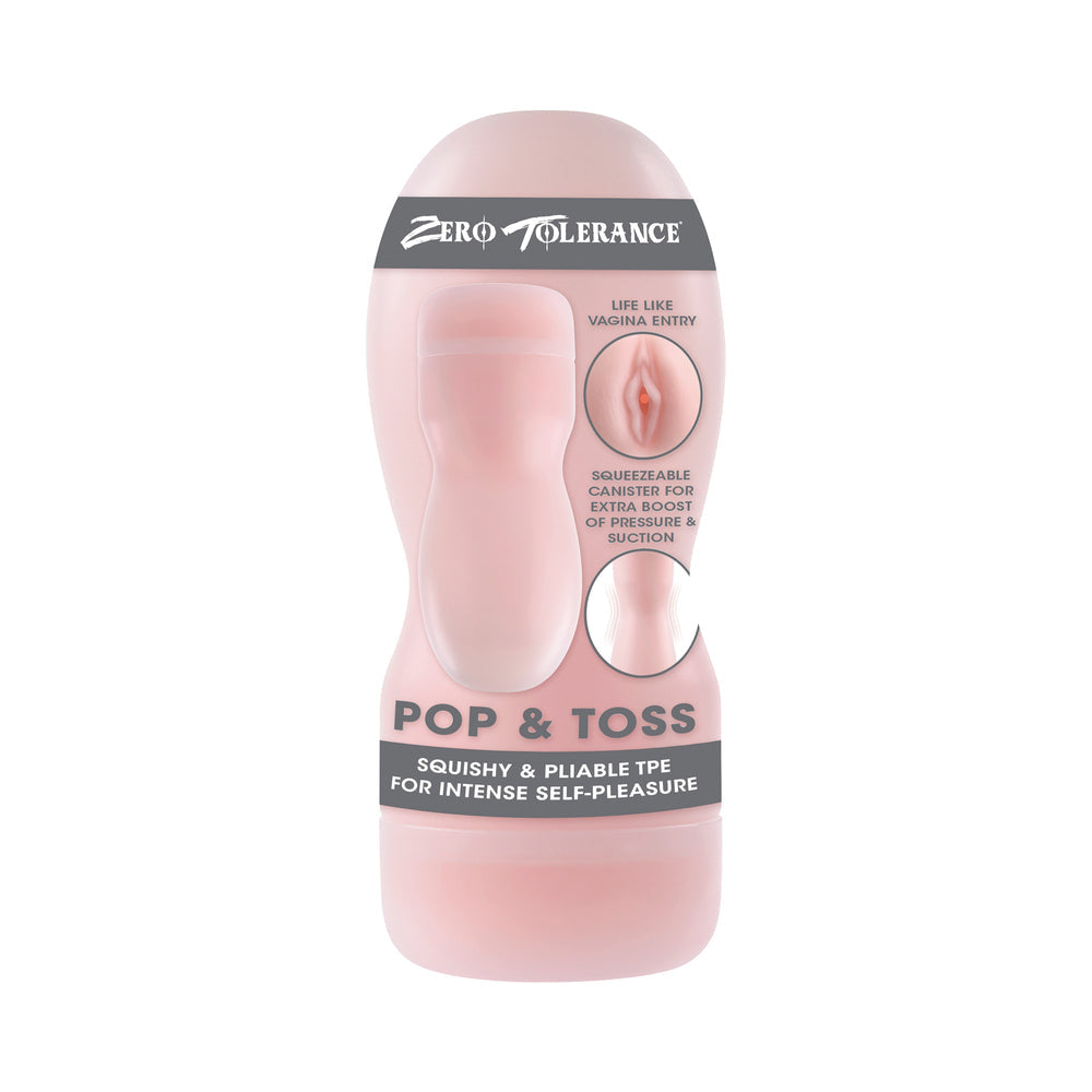 Zero Tolerance Pop & Toss Stroker - Light