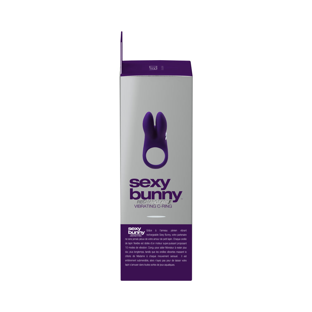 VeDO Sexy Bunny Rechargeable Ring - Deep Purple