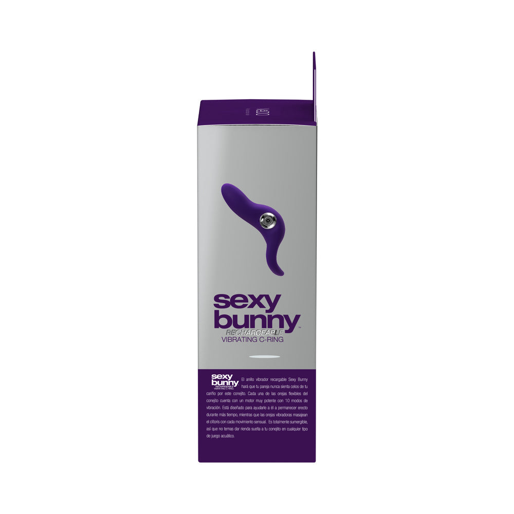 VeDO Sexy Bunny Rechargeable Ring - Deep Purple