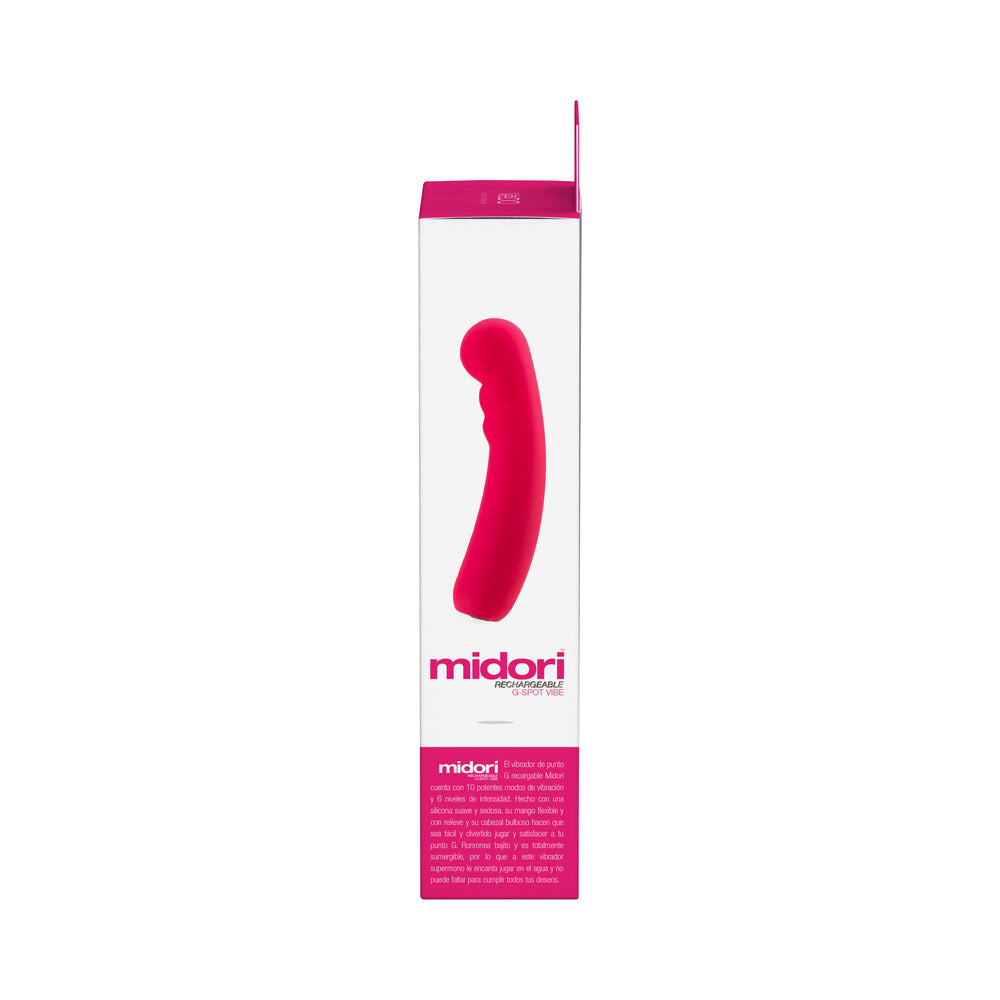 VeDO Midori Rechargeable G Spot Vibe - Foxy Pink