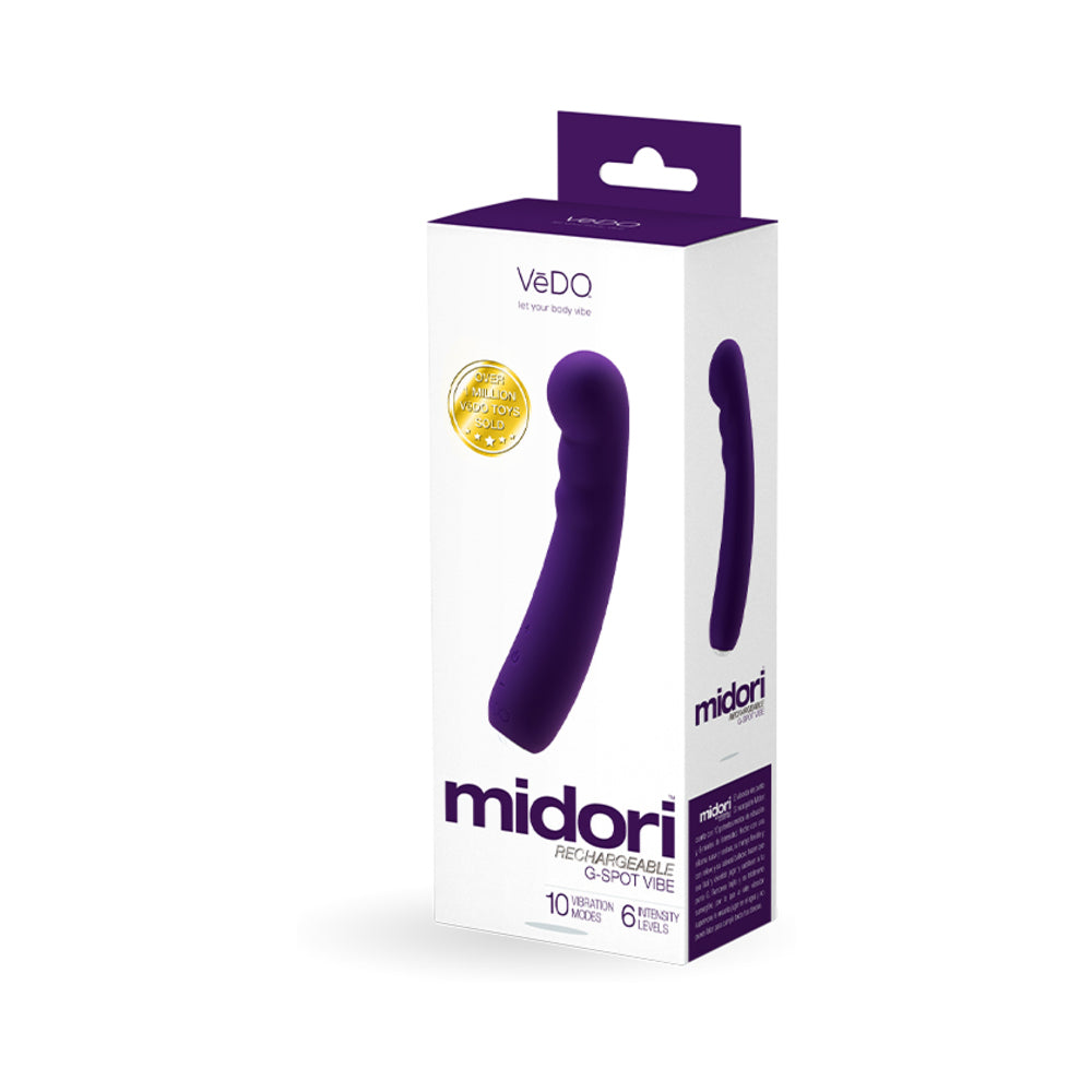 VeDO Midori Rechargeable G Spot Vibe - Deep Purple