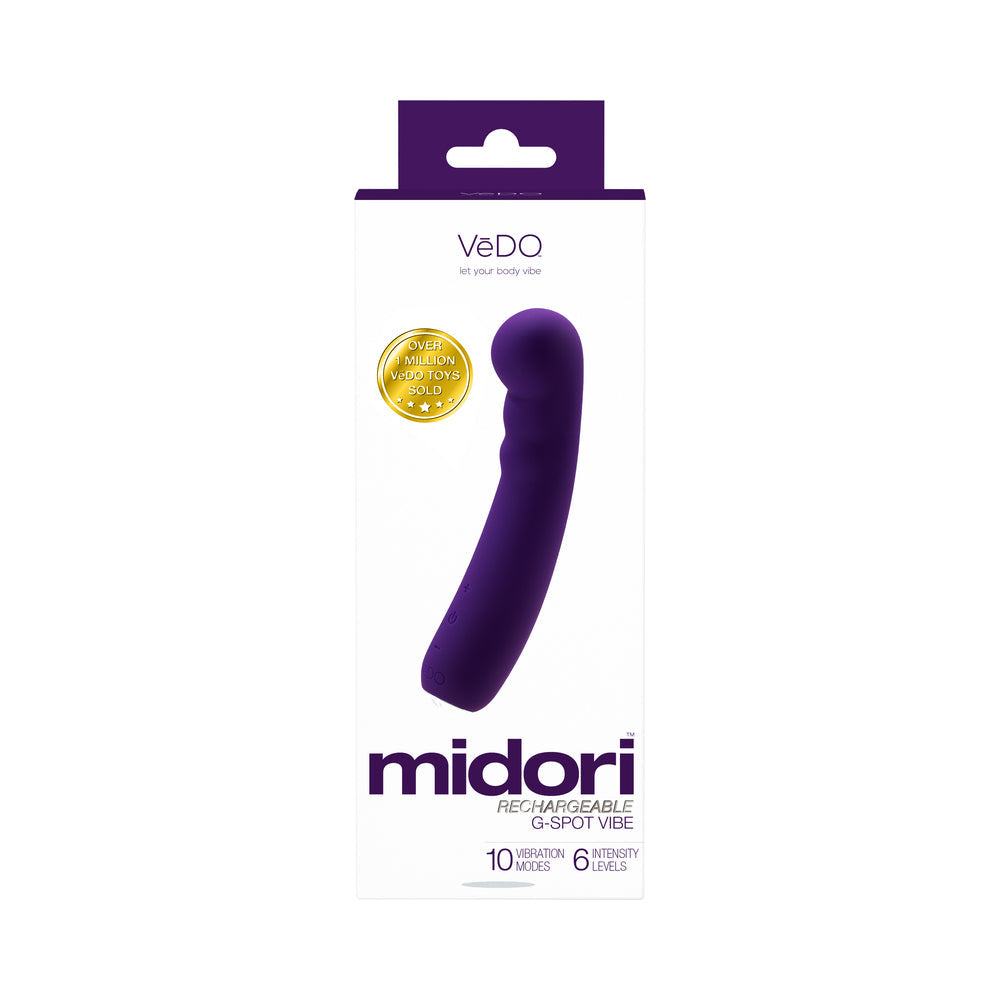 VeDO Midori Rechargeable G Spot Vibe - Deep Purple