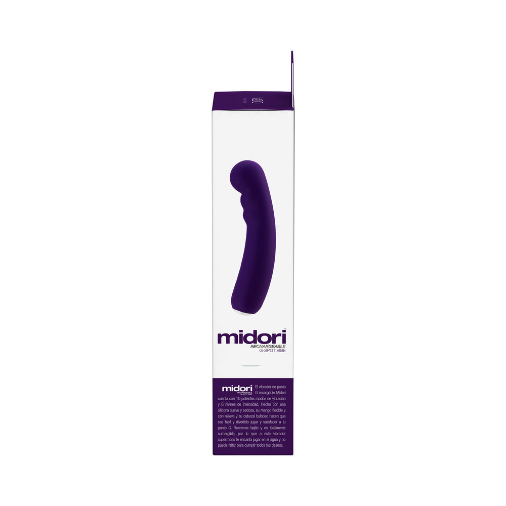 VeDO Midori Rechargeable G Spot Vibe - Deep Purple
