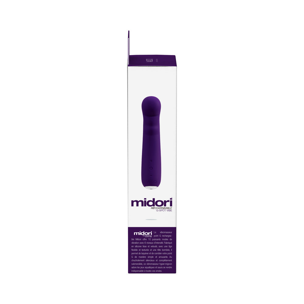 VeDO Midori Rechargeable G Spot Vibe - Deep Purple