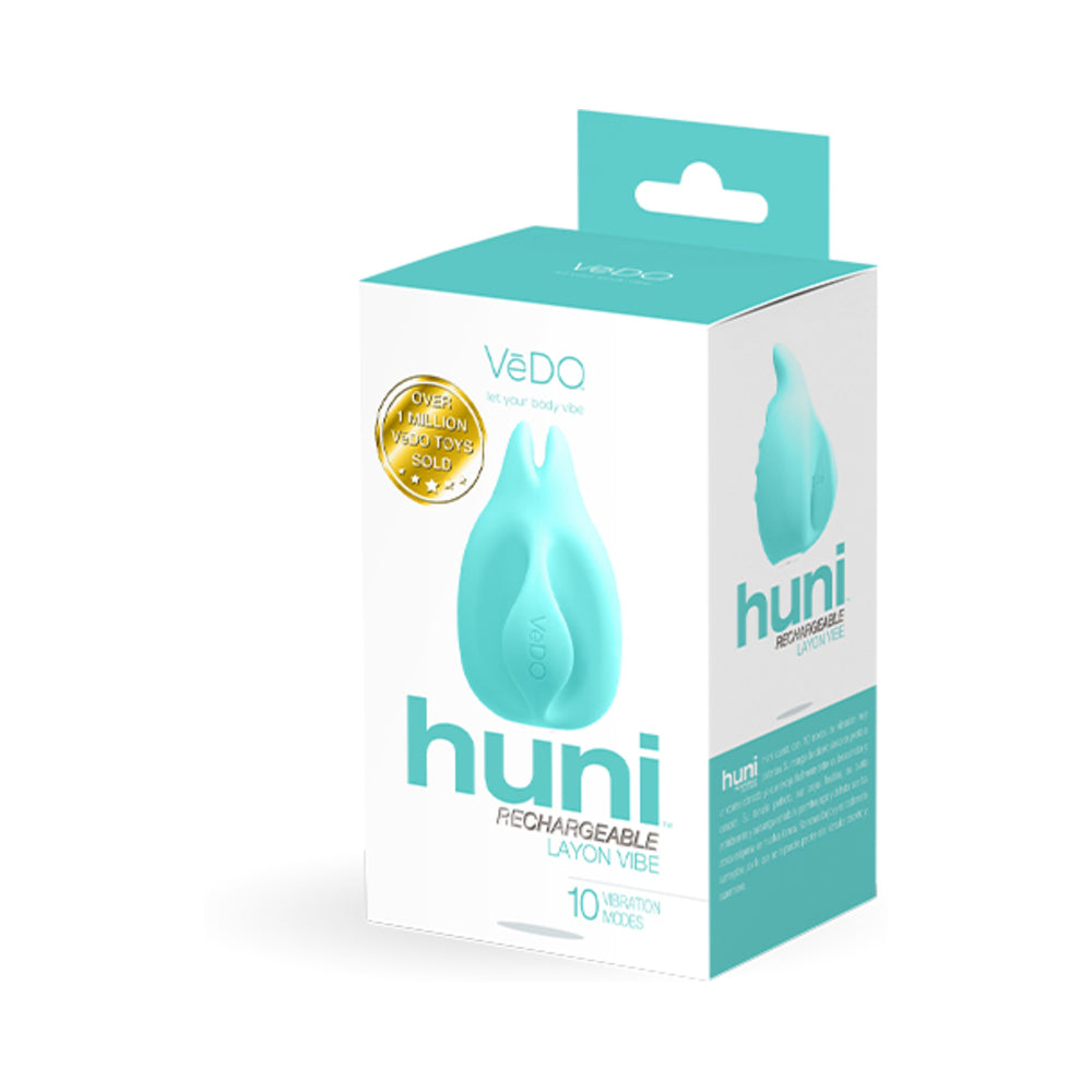 VeDO Huni Rechargeable Layon Vibe - Tease Me Turquoise