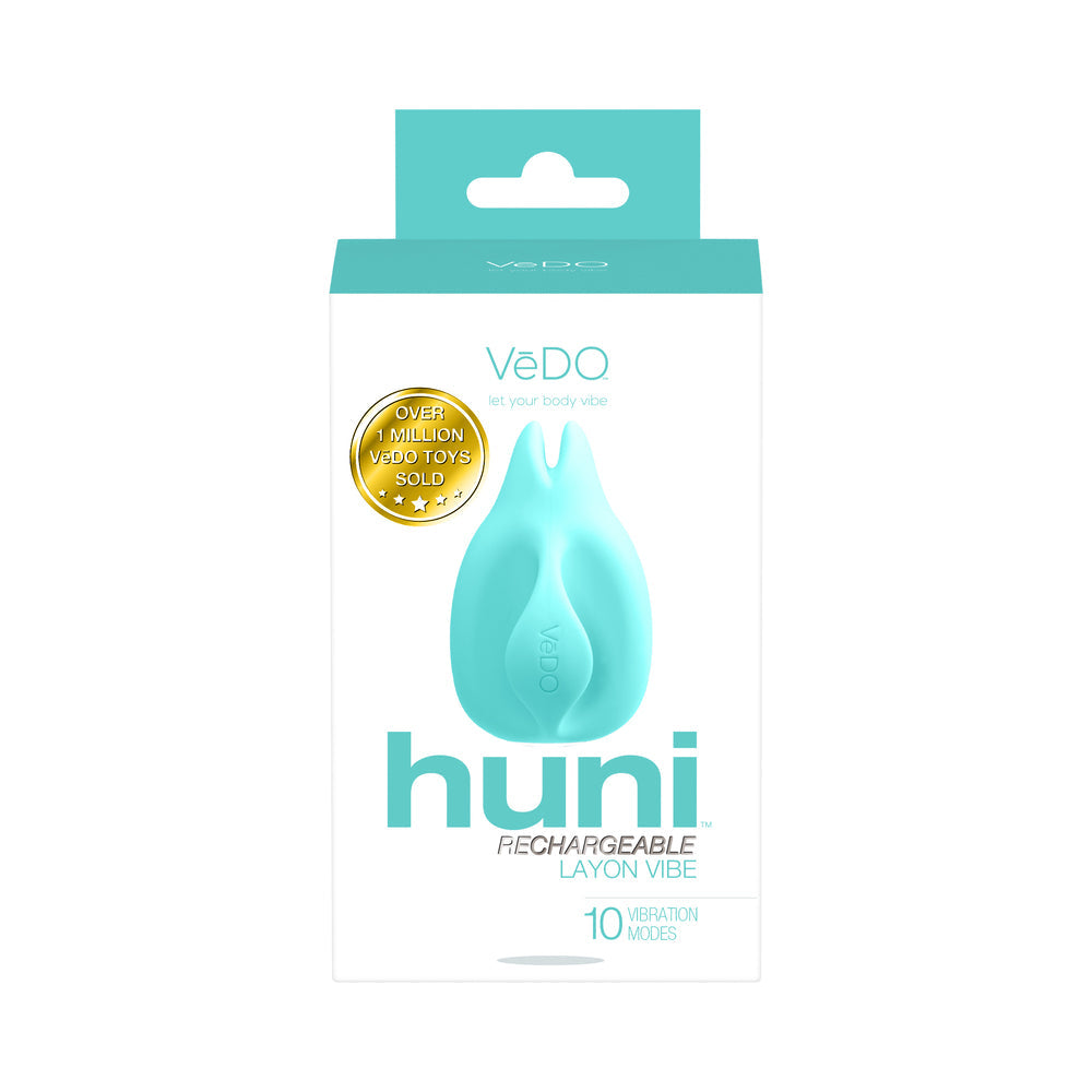 VeDO Huni Rechargeable Layon Vibe - Tease Me Turquoise