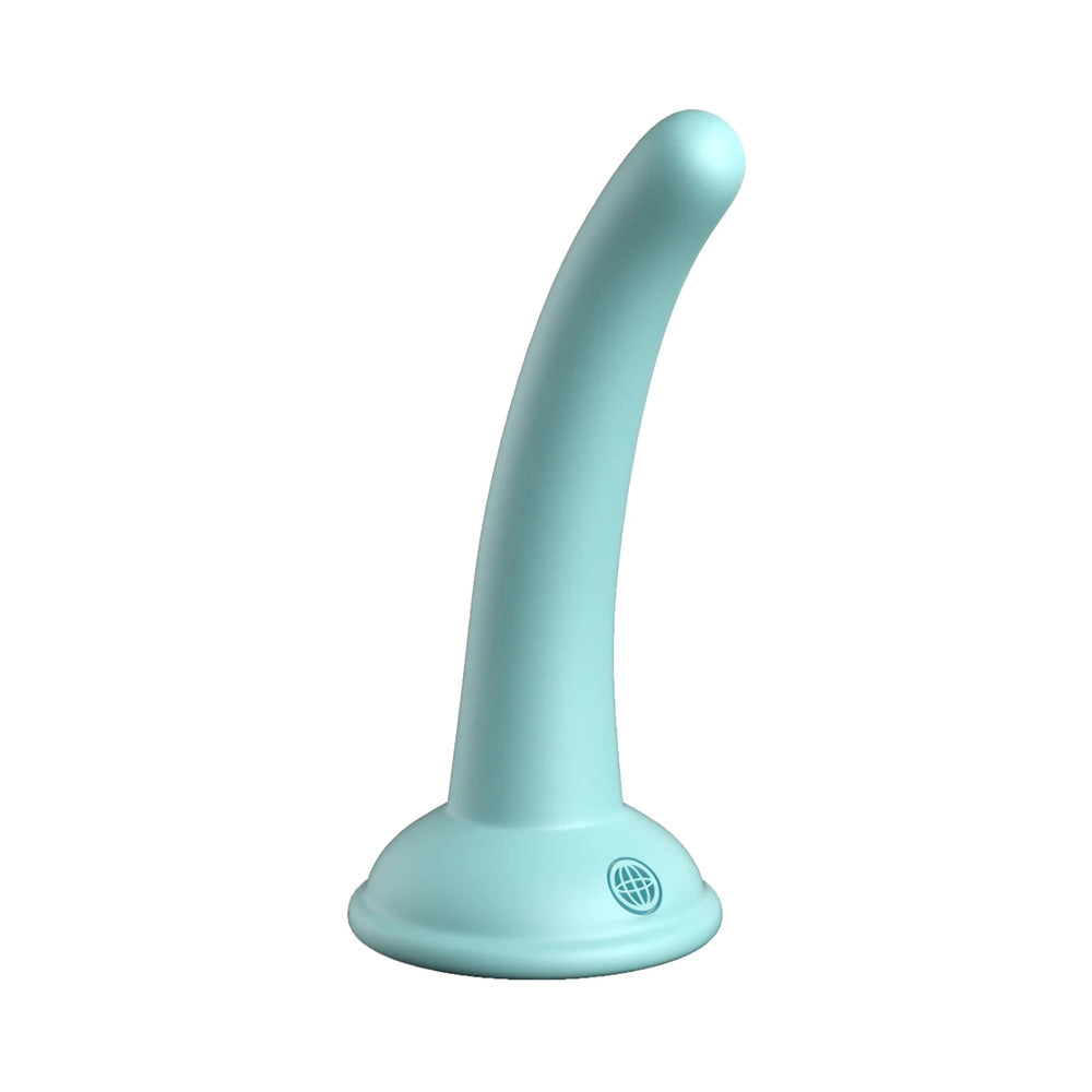 Dillio Platinum 5" Curious Five Silicone Dildo - Teal